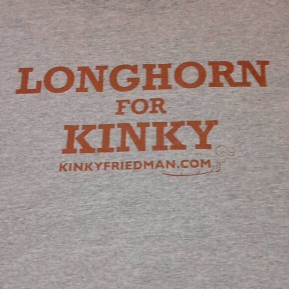 Longhorn For Kinky Tshirt  Size Small  PTP 17" Length 27" Brand Gildan Ultra Cot - Picture 1 of 9